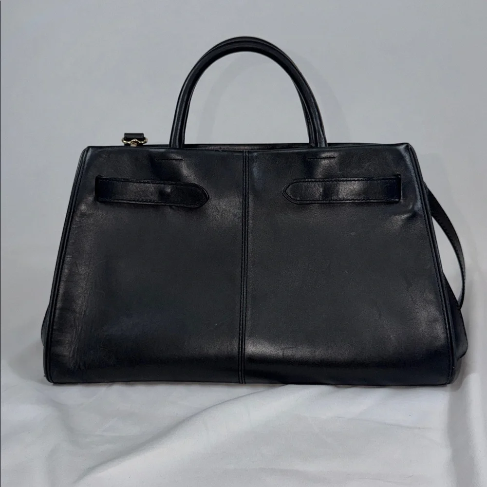 Vince Camuto Black Leather Bag - Picture 3 of 8